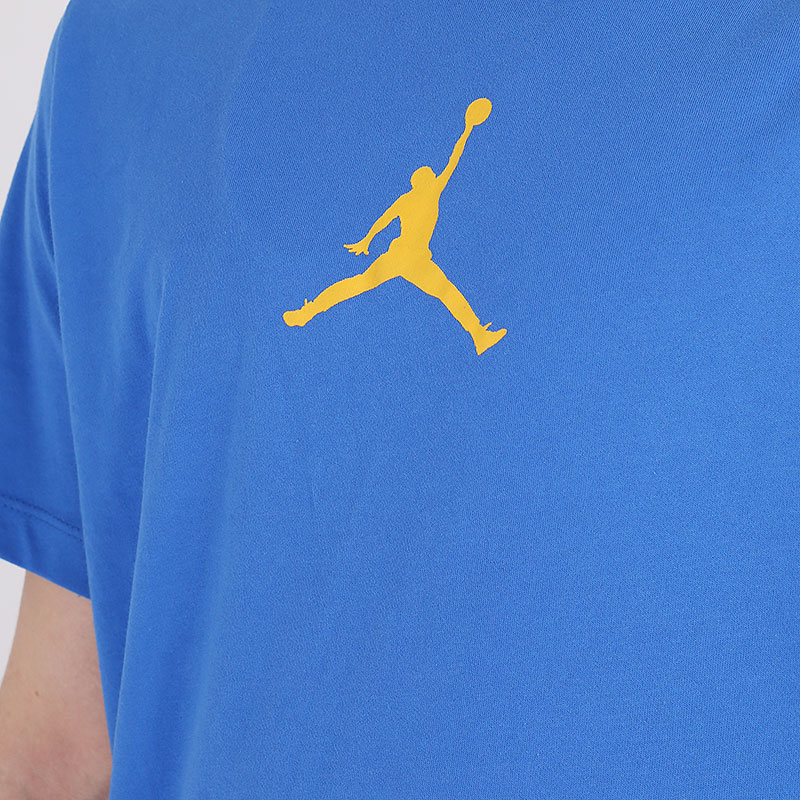 мужская синяя футболка Jordan Jumpman Tee CW5190-403 - цена, описание, фото 2